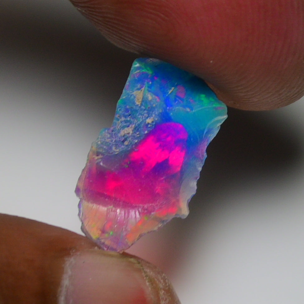 Very Rare Bi-Color Opal Rough 2.50 Cts Natural Ethiopian Opal Raw Jewelry Grade