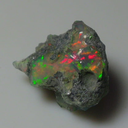 Black Opal Weight: 32.55  Carats | Natural Black Ethiopian Opal Rough - Ready for Cutting & Jewelry