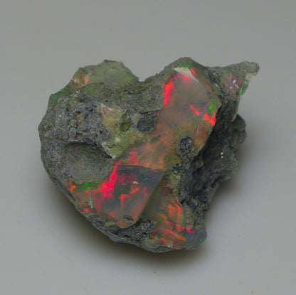 Black Opal Weight: 32.55  Carats | Natural Black Ethiopian Opal Rough - Ready for Cutting & Jewelry