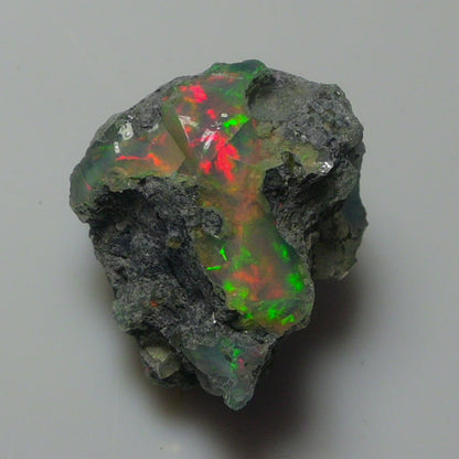 Black Opal Weight: 32.55  Carats | Natural Black Ethiopian Opal Rough - Ready for Cutting & Jewelry