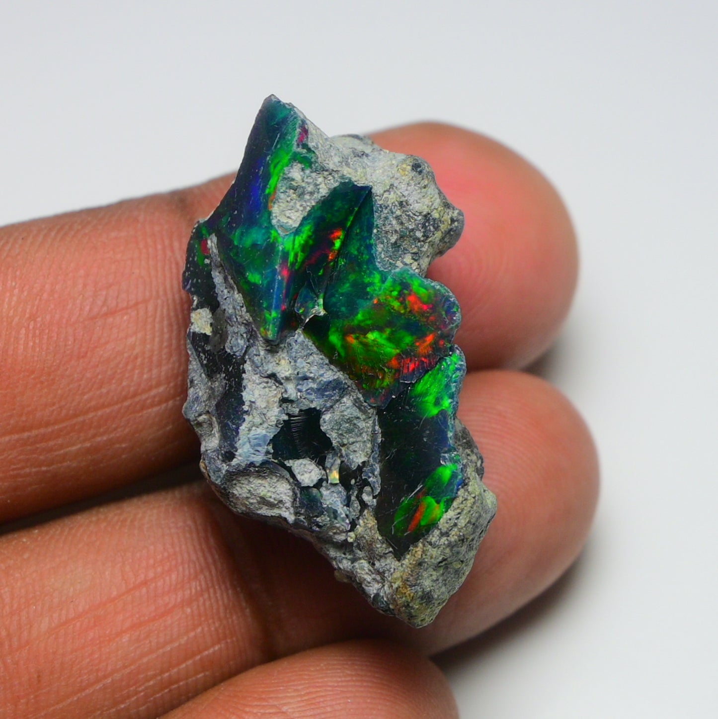 Rare Black Opal 31.85 Carats | Natural Black Ethiopian Opal Rough - Ready for Cutting & Jewelry!