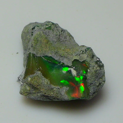 Black Opal Weight: 30.5  Carats | Natural Black Ethiopian Opal Rough - Ready for Cutting & Jewelry
