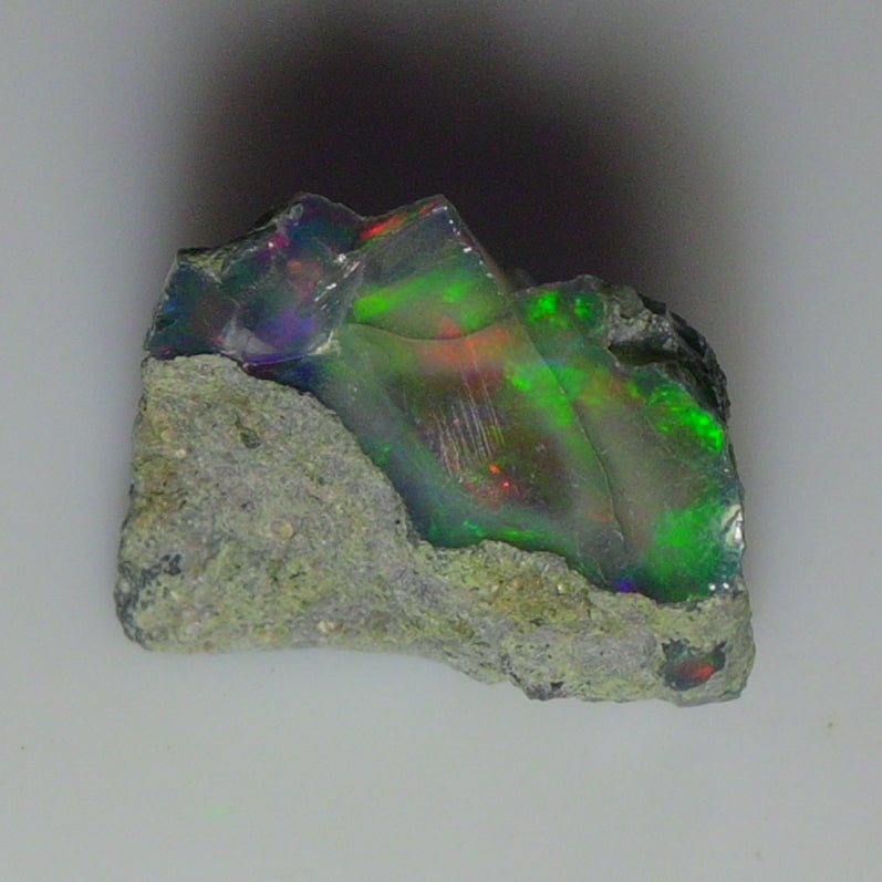 Black Opal Weight: 26.30  Carats | Natural Black Ethiopian Opal Rough - Ready for Cutting & Jewelry