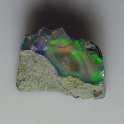 Black Opal Weight: 26.30  Carats | Natural Black Ethiopian Opal Rough - Ready for Cutting & Jewelry