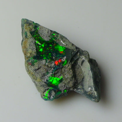Black Opal Weight: 23.35  Carats | Natural Black Ethiopian Opal Rough - Ready for Cutting & Jewelry