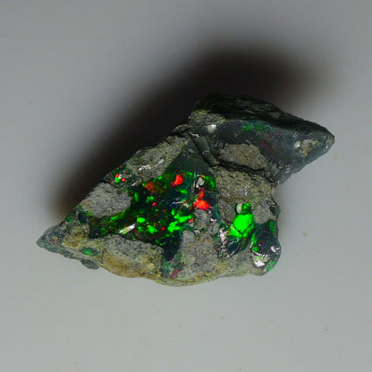 Black Opal Weight: 23.35  Carats | Natural Black Ethiopian Opal Rough - Ready for Cutting & Jewelry