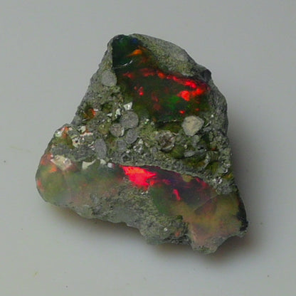 Black Opal Weight: 15.50  Carats | Natural Black Ethiopian Opal Rough - Ready for Cutting & Jewelry