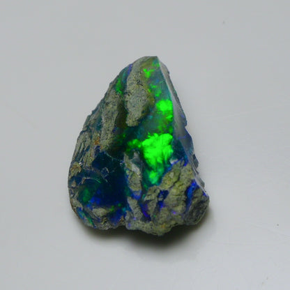 Rare Black Opal 9.75 Carats | Natural Black Ethiopian Opal Rough - Ready for Cutting & Jewelry!