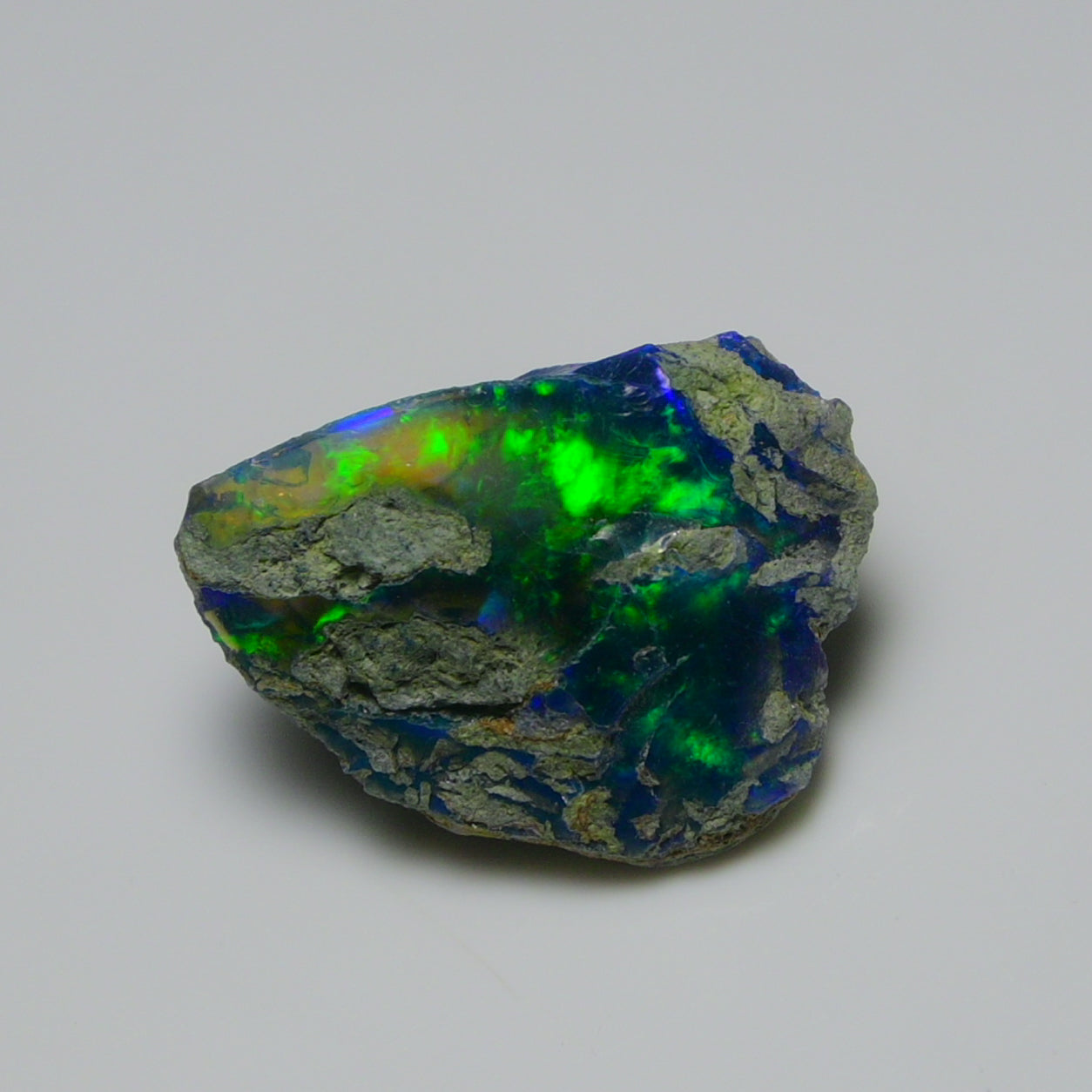 Rare Black Opal 9.75 Carats | Natural Black Ethiopian Opal Rough - Ready for Cutting & Jewelry!