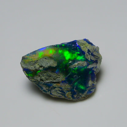 Rare Black Opal 9.75 Carats | Natural Black Ethiopian Opal Rough - Ready for Cutting & Jewelry!