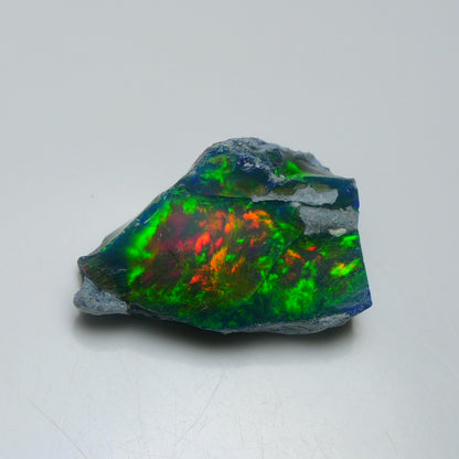 Rare Black Opal 19.00 Carats | Natural Black Ethiopian Opal Rough - Ready for Cutting & Jewelry!