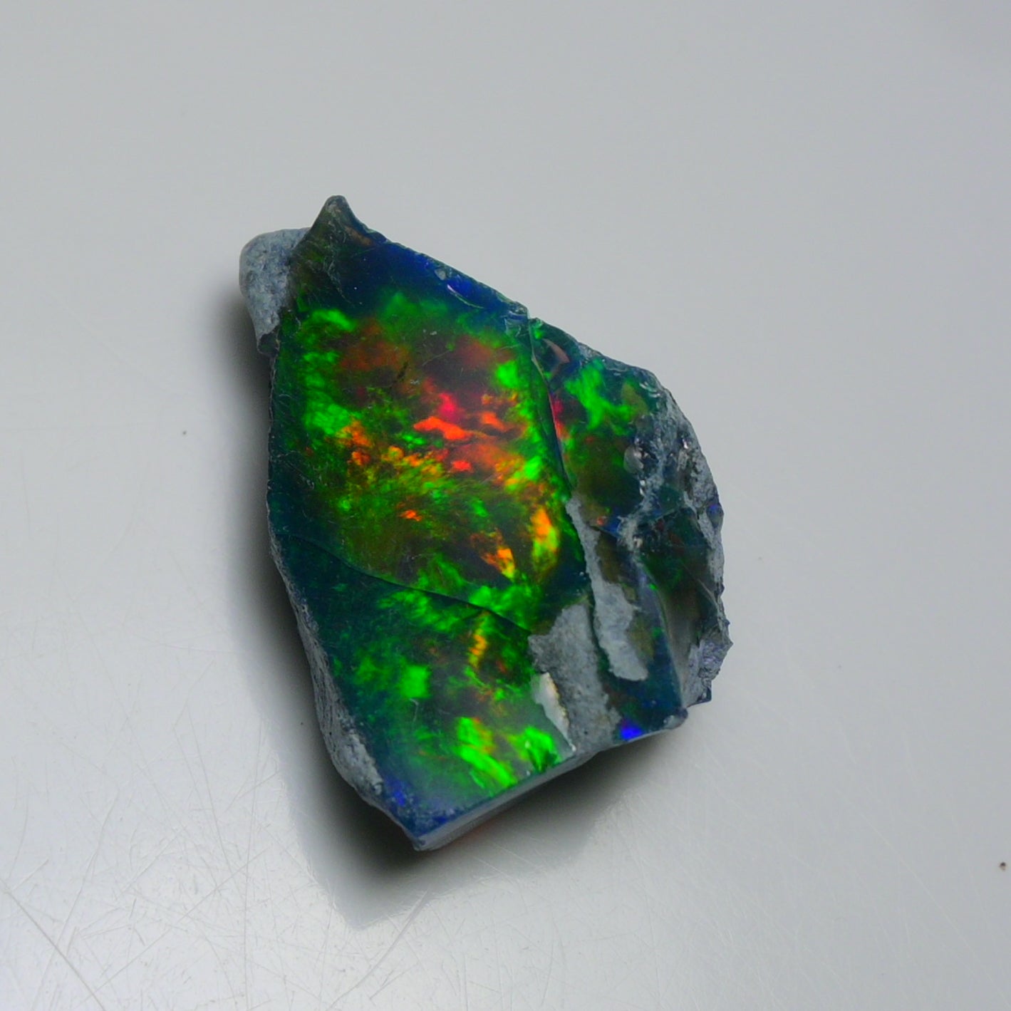 Rare Black Opal 19.00 Carats | Natural Black Ethiopian Opal Rough - Ready for Cutting & Jewelry!