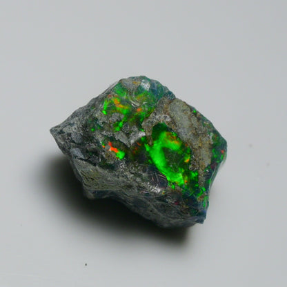 Rare Black Opal 21.90 Carats | Natural Black Ethiopian Opal Rough - Ready for Cutting & Jewelry!
