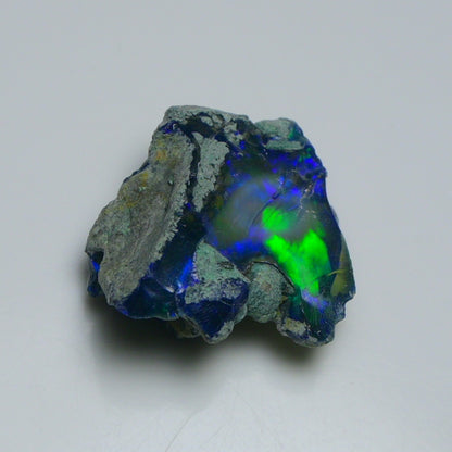 Black Opal  18.30 Carats | Natural Black Ethiopian Opal Rough - Ready for Cutting & Jewelry