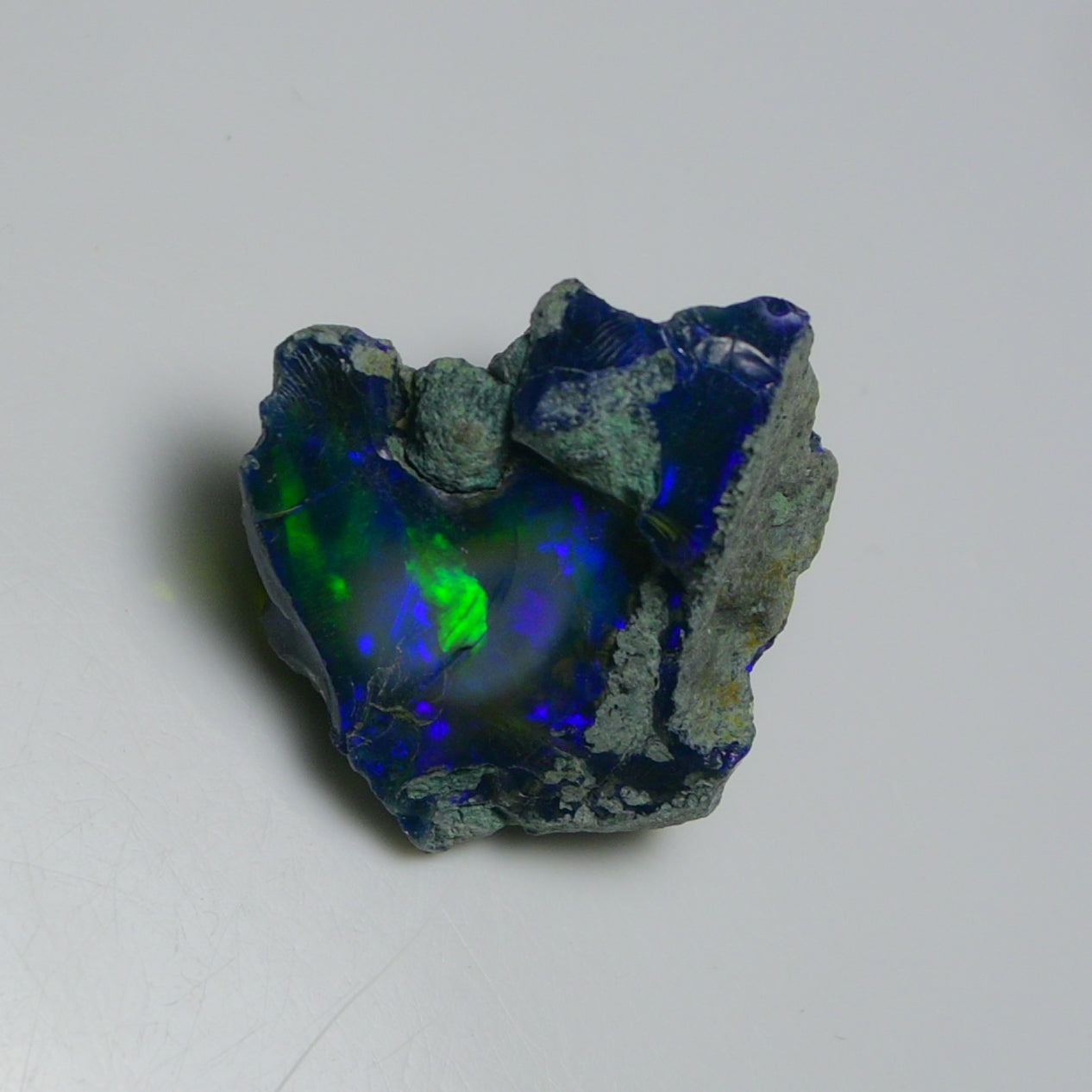 Black Opal  18.30 Carats | Natural Black Ethiopian Opal Rough - Ready for Cutting & Jewelry