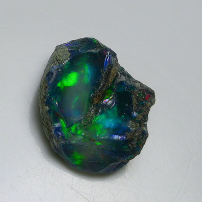 Rare Black Opal 8.60 Carats | Natural Black Ethiopian Opal Rough - Ready for Cutting & Jewelry!