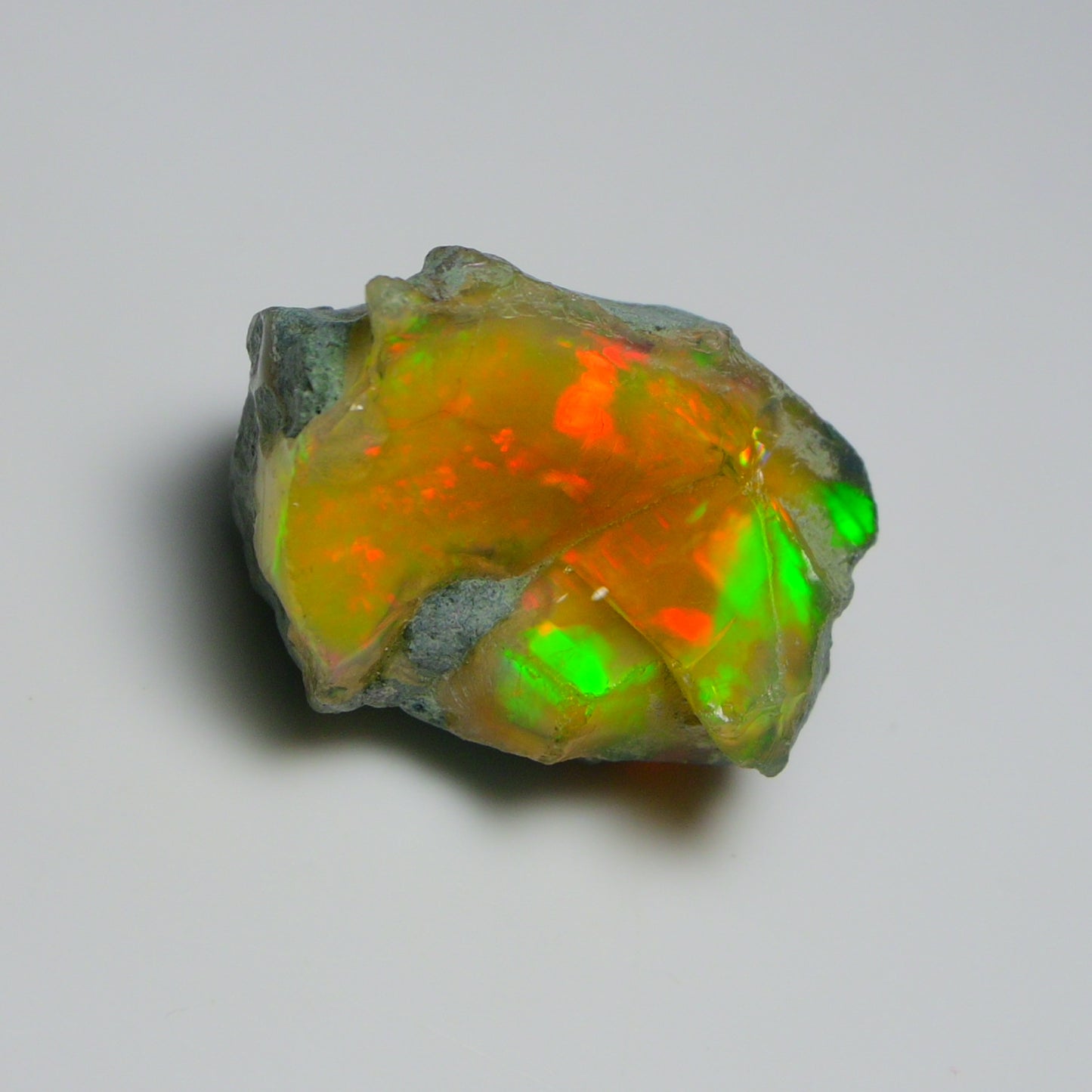 Black Opal 37.05 Carats | Natural Black Ethiopian Opal Rough - Ready for Cutting & Jewelry
