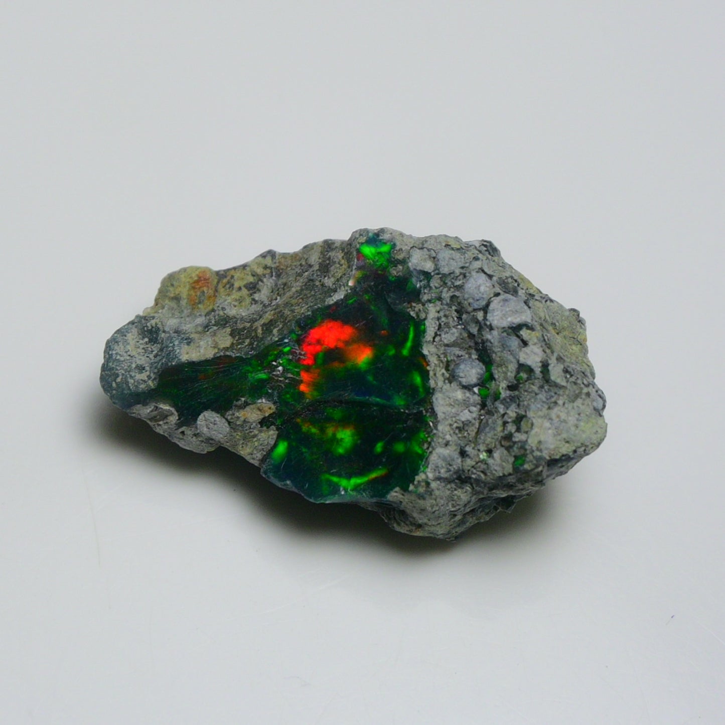Rare Black Opal 20.90 Carats | Natural Black Ethiopian Opal Rough - Ready for Cutting & Jewelry!