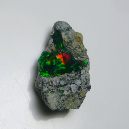 Rare Black Opal 20.90 Carats | Natural Black Ethiopian Opal Rough - Ready for Cutting & Jewelry!