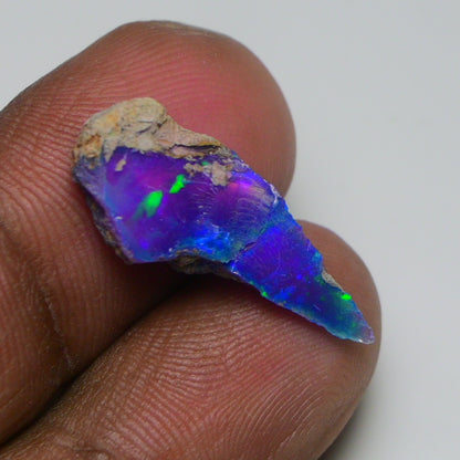 Very Rare Bi-Color Opal Rough 4.25 Cts Natural Ethiopian Opal Raw Jewelry Grade