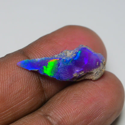 Very Rare Bi-Color Opal Rough 4.25 Cts Natural Ethiopian Opal Raw Jewelry Grade
