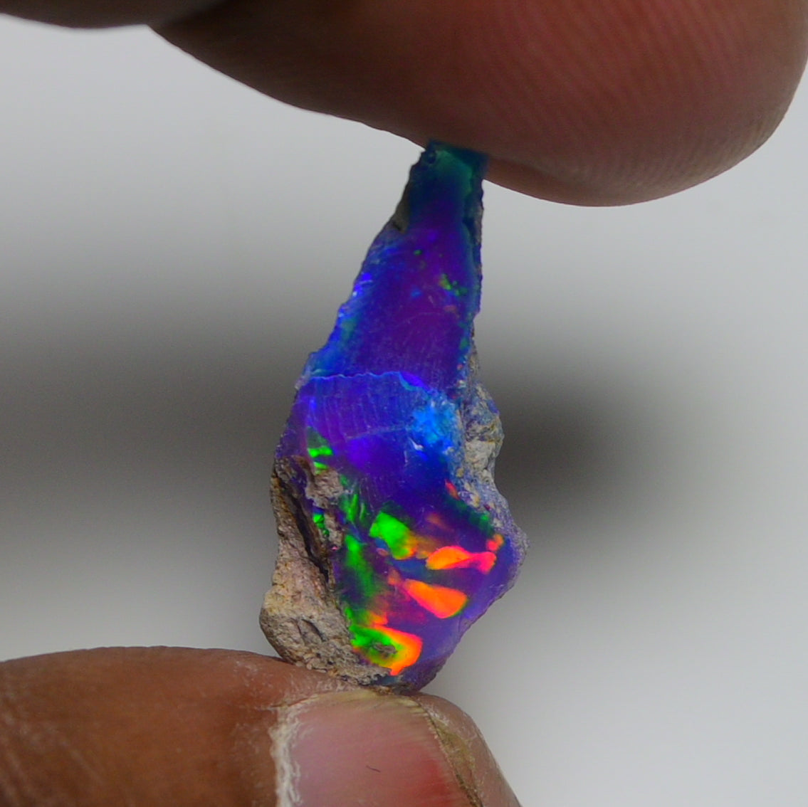 Very Rare Bi-Color Opal Rough 4.25 Cts Natural Ethiopian Opal Raw Jewelry Grade