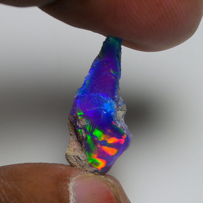 Very Rare Bi-Color Opal Rough 4.25 Cts Natural Ethiopian Opal Raw Jewelry Grade