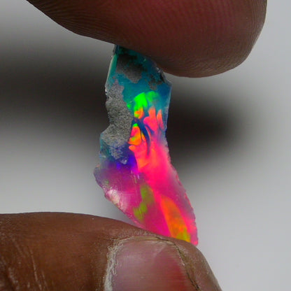 Very Rare Bi-Color Opal Rough 1.80 Cts Natural Ethiopian Opal Raw Jewelry Grade