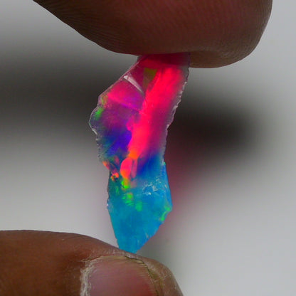 Very Rare Bi-Color Opal Rough 1.80 Cts Natural Ethiopian Opal Raw Jewelry Grade