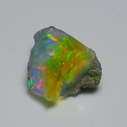 Very Rare Bi-Color Opal Rough 6.60 Cts Natural Ethiopian Opal Raw Jewelry Grade