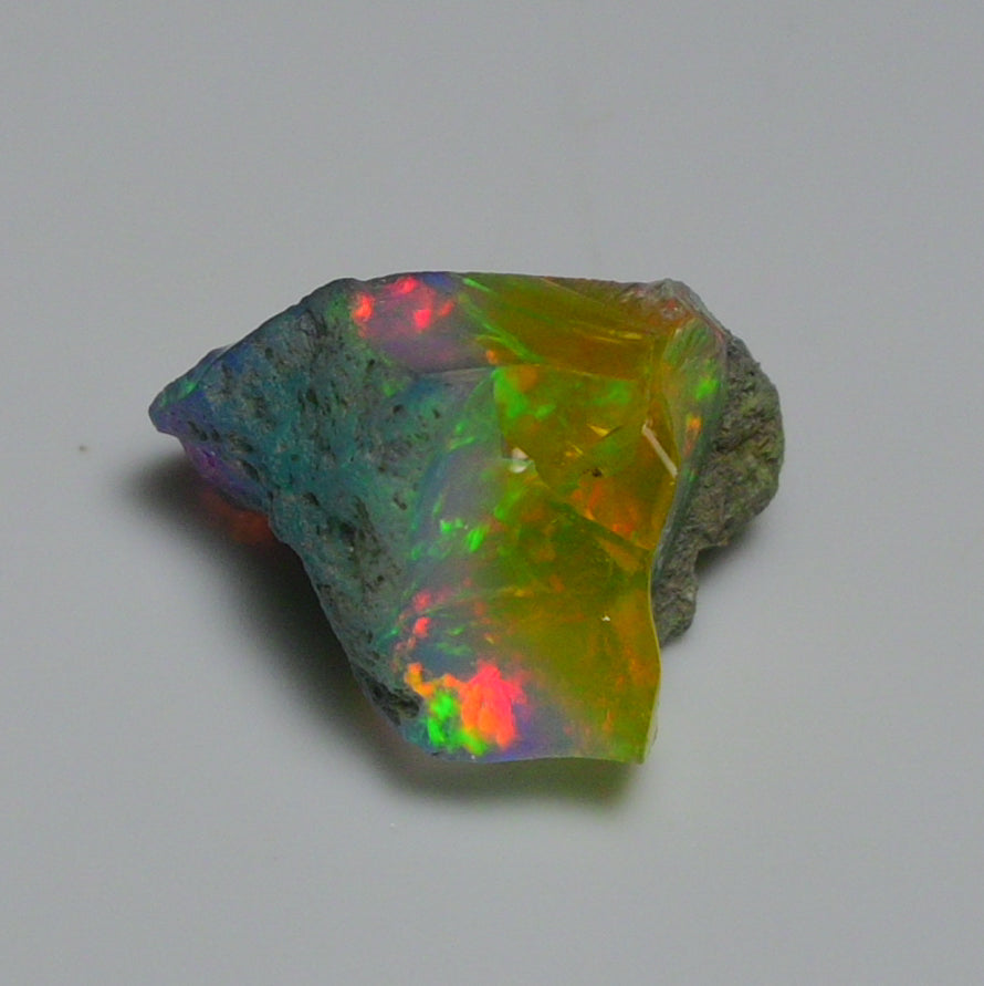 Very Rare Bi-Color Opal Rough 6.60 Cts Natural Ethiopian Opal Raw Jewelry Grade