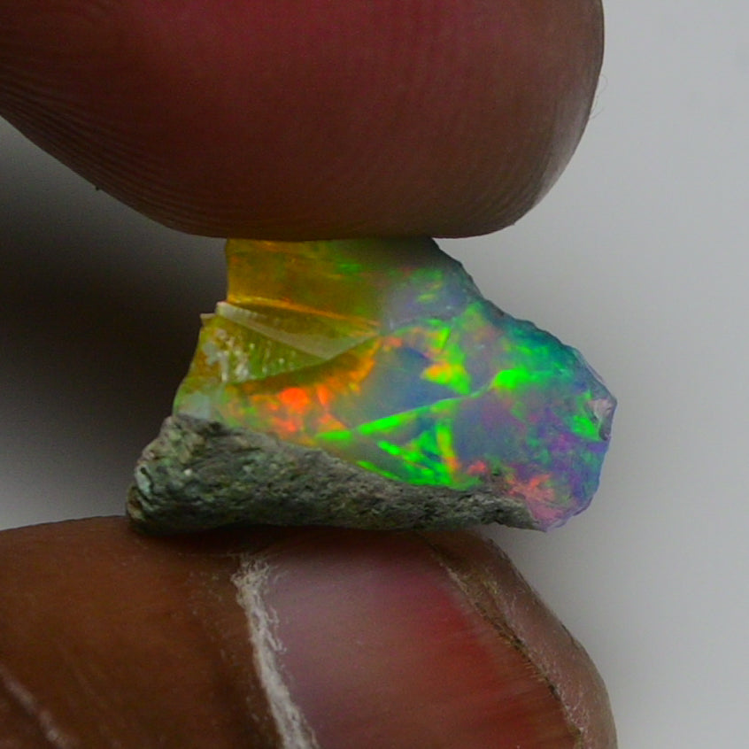 Very Rare Bi-Color Opal Rough 6.60 Cts Natural Ethiopian Opal Raw Jewelry Grade