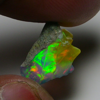 Very Rare Bi-Color Opal Rough 6.60 Cts Natural Ethiopian Opal Raw Jewelry Grade
