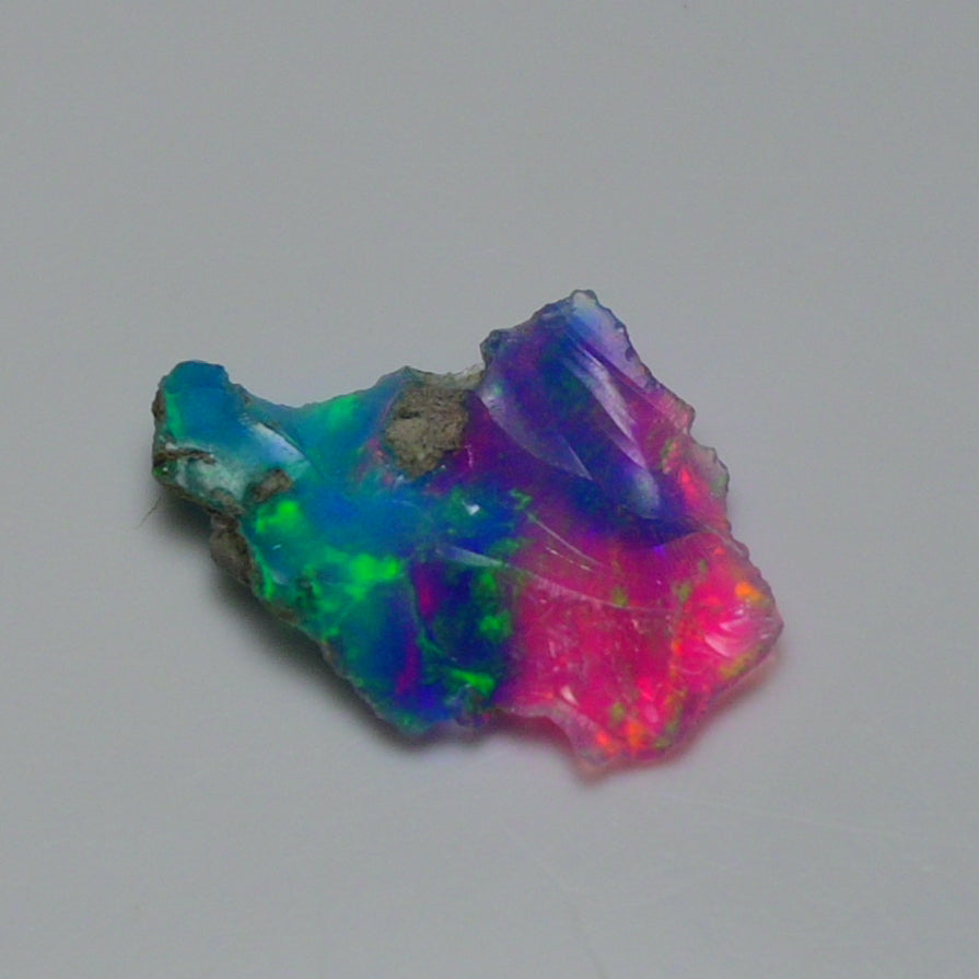 Very Rare Bi-Color Opal Rough 3.10 Cts Natural Ethiopian Opal Raw Jewelry Grade