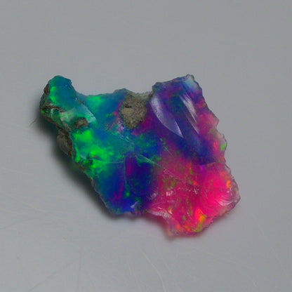 Very Rare Bi-Color Opal Rough 3.10 Cts Natural Ethiopian Opal Raw Jewelry Grade