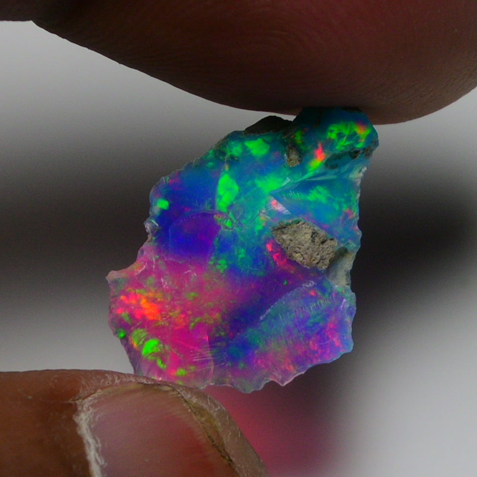 Very Rare Bi-Color Opal Rough 3.10 Cts Natural Ethiopian Opal Raw Jewelry Grade