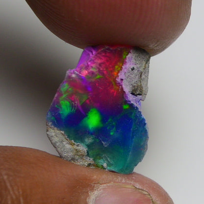 Very Rare Bi-Color Opal Rough 3.80 Cts Natural Ethiopian Opal Raw Jewelry Grade