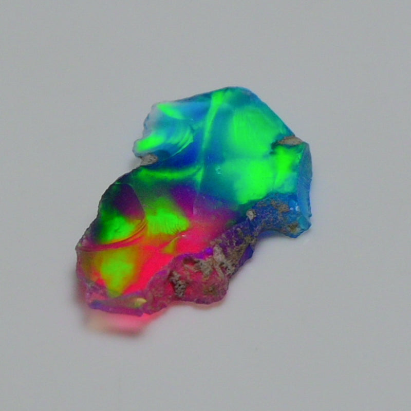 Very Rare Bi-Color Opal Rough 2.20 Cts Natural Ethiopian Opal Raw Jewelry Grade