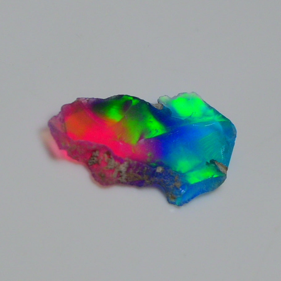 Very Rare Bi-Color Opal Rough 2.20 Cts Natural Ethiopian Opal Raw Jewelry Grade