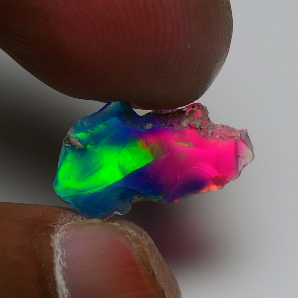 Very Rare Bi-Color Opal Rough 2.20 Cts Natural Ethiopian Opal Raw Jewelry Grade
