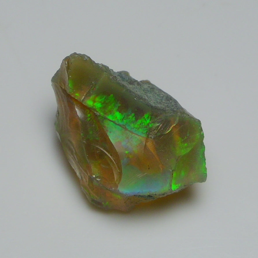 Black Opal 12.55 Carats | Natural Black Ethiopian Opal Rough - Ready for Cutting & Jewelry