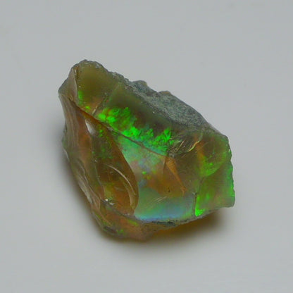 Black Opal 12.55 Carats | Natural Black Ethiopian Opal Rough - Ready for Cutting & Jewelry