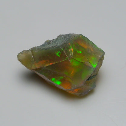 Black Opal 12.55 Carats | Natural Black Ethiopian Opal Rough - Ready for Cutting & Jewelry