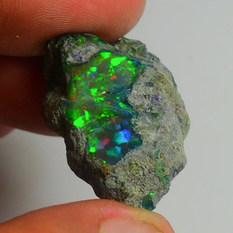 Black Opal Weight: 45.20  Carats | Natural Black Ethiopian Opal Rough - Ready for Cutting & Jewelry