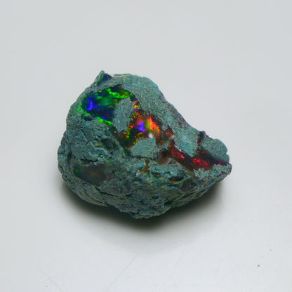 Black Opal 18.85 Carats | Natural Black Ethiopian Opal Rough - Ready for Cutting & Jewelry
