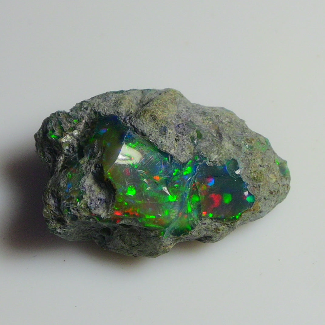 Black Opal Weight: 45.20  Carats | Natural Black Ethiopian Opal Rough - Ready for Cutting & Jewelry