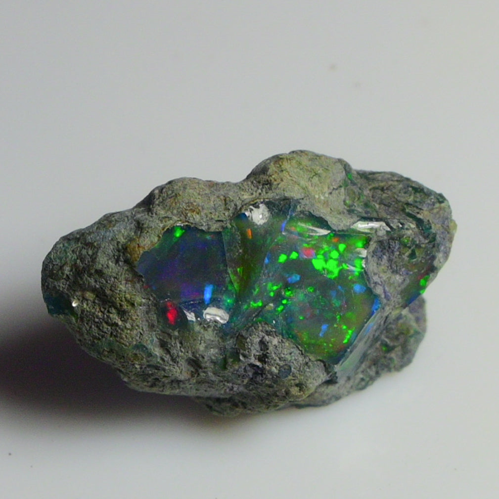 Black Opal Weight: 45.20  Carats | Natural Black Ethiopian Opal Rough - Ready for Cutting & Jewelry