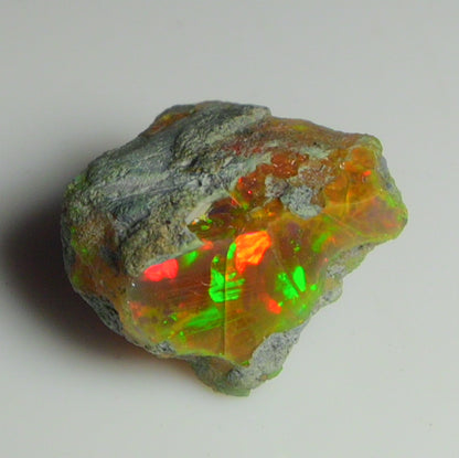 Black Opal Weight: 29.35  Carats | Natural Black Ethiopian Opal Rough - Ready for Cutting & Jewelry