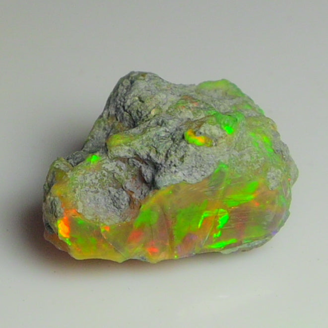 Black Opal Weight: 29.35  Carats | Natural Black Ethiopian Opal Rough - Ready for Cutting & Jewelry