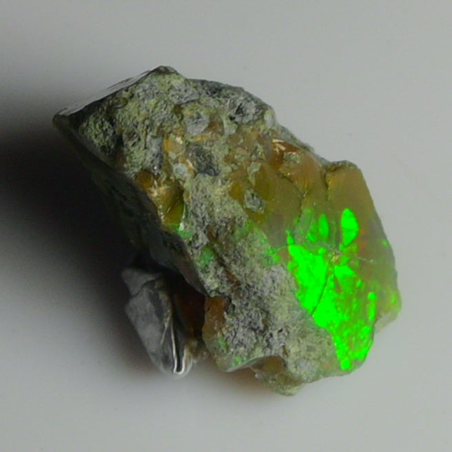 Black Opal Weight: 22.70  Carats | Natural Black Ethiopian Opal Rough - Ready for Cutting & Jewelry